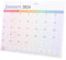 NUOBESTY Magnetic Erasable Calendar Set 2024-2025 Fridge Planners Magnetic Calendar for Fridge Wall Mount Option