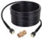 TECHKAR 200BAR high Pressure Hose 5m Extension Compatible with Black Decker Lavor Parkside high Pressure Cleaner 15 mm Shaft