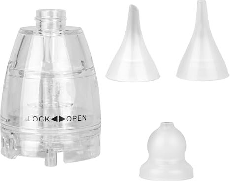 BOXOB 3 Ersatzspitzen für Sauger und 1 Ersatzbehälter aus Kunststoff, Kompatibel mit GROWNSY Watolt LittleTora HEYVALUE Cocobela HailiCare KIDIRA TEQIN X-Bosak