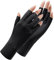 LOZTBUE 1 Paar fingerlose Handschuhe, Sonnenschutzhandschuhe für Damen, UV-Schutz, kühle Seide, Handschuhe, Sonnenschutz, Fahrhandschuhe, unisex für Outdoor-Aktivitäten (Schwarz, Einheitsgröße)