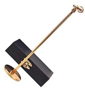 Ailan Einzigartiges Mini Mikrofon, Musikinstrumenten Zubehör für Puppenhausfiguren, Geschenk für Kinder, Puppenhaus Miniatur 1:12, Miniatur Schlagzeug, Saxophon, Trompete, Gebogene Pfeife
