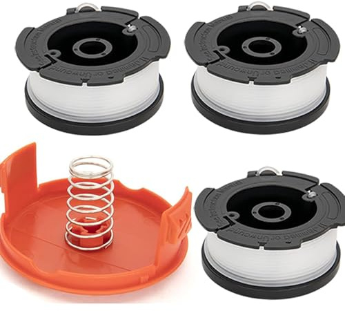 Fengfire per tagliabordi compatibili con Black Decker Sostituire AF-100 ST5530-GB GLC3630L20-GB STC1820PC-GB BESTA530-GB BESTA525-GB, con Copertura per Bobina e Molla