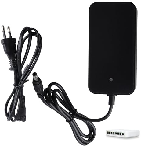 54V 1,1A Netzteil Kompatibel mit Ubiquiti Network Ultra 60W USW-Ultra-60W USW-Lite-8-PoE Kompakter 8-Port Layer 2 GbE PoE Switch NY-PW0L2-05401100 54VDC Adapter Ladegerät
