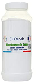 Bicarbonate de Soude 1kg - Qualité alimentaire - Tous usages - Maison/Hygiène/Cuisine - EluOecolo Made in France