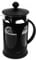 3 Cup Cafetiere 350ml / 0.35ltr, Black Plastic Body with Glass Insert