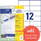 AVERY Zweckform 6175 Adressaufkleber (300 plus 60 Klebeetiketten extra, 105x48mm auf A4, Papier matt, bedruckbare Absenderetiketten, selbstklebende Adressetiketten mit ultragrip) 30 Blatt, weiß