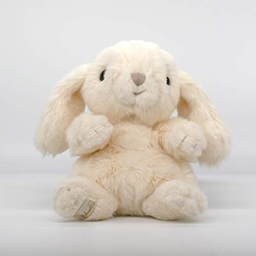 Bukowski, Design of Sweden, Hase Kanini, 14 cm, sitzend, Plüschtier Kuscheltier Schmusehase, Plüsch Creme
