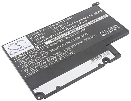 Tablet Battery Li-Polymer 5000 mAh / 18.5 Wh 3.7 V Suitable for Sony