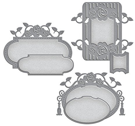 Spellbinders Victorian Tags Two Shapeabilities Dies, Brown