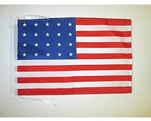 AZ FLAG Flagge USA 1818-1819 20 Sterne 45x30 cm Polyester 100D Kordeln
