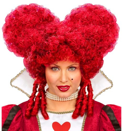 Damen Perücke Barock & Rokoko, rot