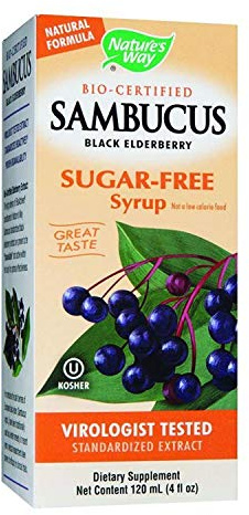 Nature'S Way Sambucus - Syrup - Sugar Free - 4 Oz
