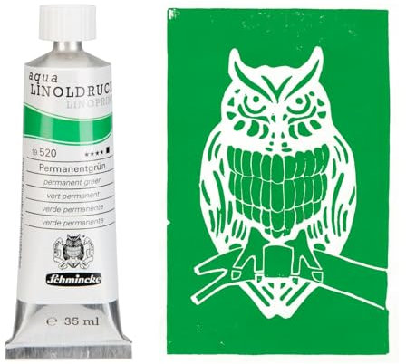 aqua-Linoldruck Farbe, 35ml, Permanentgrün [Spielzeug]
