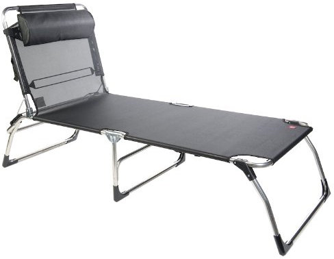 Jan Kurtz Fiam Amigo Big Schwarz Sonnenliege 492700 EXTRA breite Aluminium 3- Beinliege