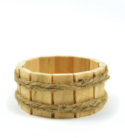 Touch of Nature Mini-Feengarten-Waschwanne, 5 x 2,5 cm, Holz