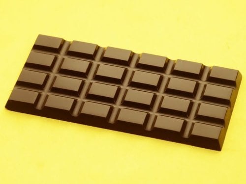 Pati-Versand 11830 Moule de Chocolat Tablette Plastique Transparent 27 x 3 x 13 cm