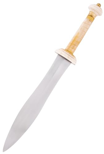 Battle-Merchant Gladiatorendolch mit Knochengriff | Dekoratives Stahl Gladius, Varus Pompeji-Fund, Römer Gladiator, Kalkriese, Antike, Reenactment, ab 18