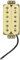Fender® ShawBucker® 2 Pickup, zebra