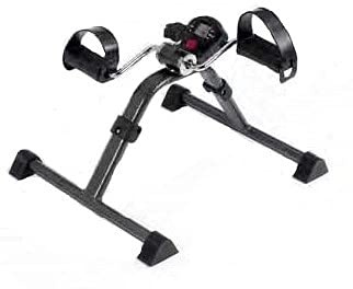 Tretlager | Arm- und Beintrainer gleichzeitig | Starten Sie zu Hause | Variable Intensität | Mit verstellbaren Pedalbändern | Farbe Chrom