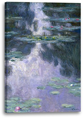 Leinwand (60x80cm): Claude Monet - Seerosen