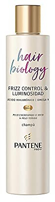 Pantene Pro-V Hair Biology Frizz Control and Luminosity Shampoo 250 ml, for Frizzy or Dry Hair and Coloured Hair