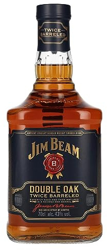 Jim Beam Double Oak Twice Barreled Whisky Bourbon - 700 ml