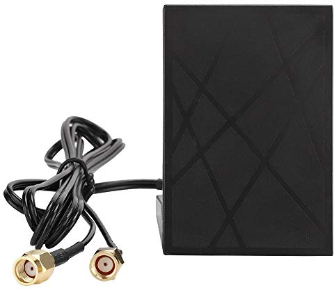 Antena WiFi 8dBi 2.4GHz 5GHz Banda Dual Conector Hembra RP-SMA Dual Cable de Extensión de Tarjetas de Red Inalámbrica para Enrutador PCI-e Router Tarjeta de Red WLAN Ap, etc