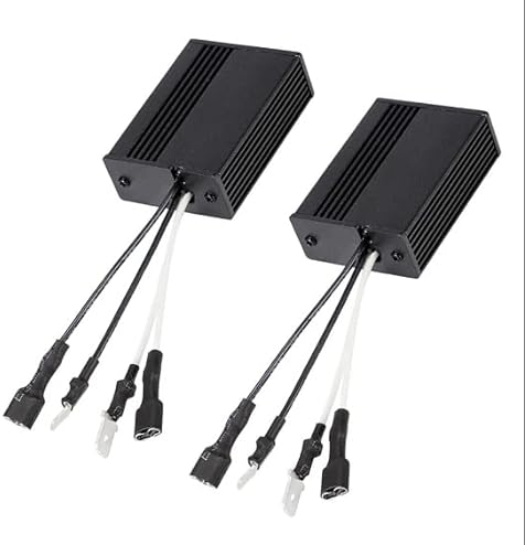 SageSunny H7 H1 H3 LED Décodeur CANBUS Voiture Avertissement Canceller avec Condensateur et resistor, universal pour ampoule H7/h3/h, lot de 2, garantie 1 ans