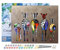 Figured'Art Peinture par Numéro Adulte avec Cadre Zèbres de dos - Activité Manuelle Kit de Loisir Créatif DIY Numéro d'Art Complet - 40x50cm toile tendue sur châssis