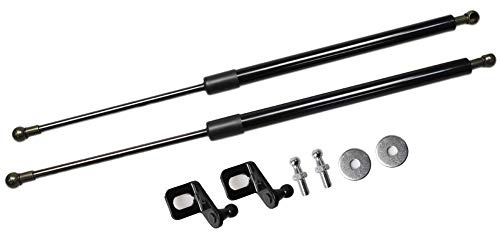 KUNSYOUKIM Lift Supports for Honda CRV CR-V RD4-RD9 2002-2006 Front Bonnet Hood Modify Carbon Fiber Gas Charged Shock Dampers Spring Struts Bar (2 PCS) (Normal Black)