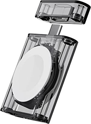 PITAKA Apple Watch Charger for Apple Watch Ultra/Ultra 2/SE, Series 9/8/7/6/5, MFi-certified Wireless iWatch Charger with USB C Plug-in, Portable iWatch Magnetic Charging Dock [Power Dongle]