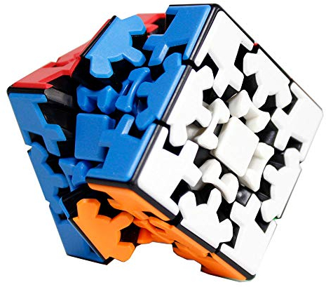 FunnyGoo YuMo Gear Cube 3x3 Puzzlewürfel 3D Puzzle Smooth Twist Multi Color