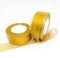 GAKA FAVOR Geschenkband Gold Glitzer 40mm x 22 Meters (2 Rollen), Schleifenband Bänder Organzaband breit, Stoffband für Hochzeit, Weihnachten und Geburtstag Geschenke