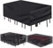 fireowl Garden Furniture Covers Waterproof - Rectangular Heavy Duty Outdoor Furniture Cover - 420D Anti Rip Rattan Garden Protection Cover for Chair and Table Set