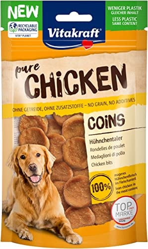 Vitakraft fleischiger Hundesnack Chicken Hühnchentaler (1x 80g)