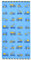 FEELJAM Strandtuch Kinder Strandlaken Junge 80 x 160 cm, Pool Badetuch Schnelltrocknendes, Blu Strandt¨¹Cher