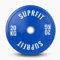 SUPRFIT – Hantelscheiben gummiert 20kg Blau – Premium Fitness Bumper Plates – Stoßabsorbierende Gewichtsscheiben aus Vollgummigranulat – Hantelscheiben Ø 50mm für Langhantel Training