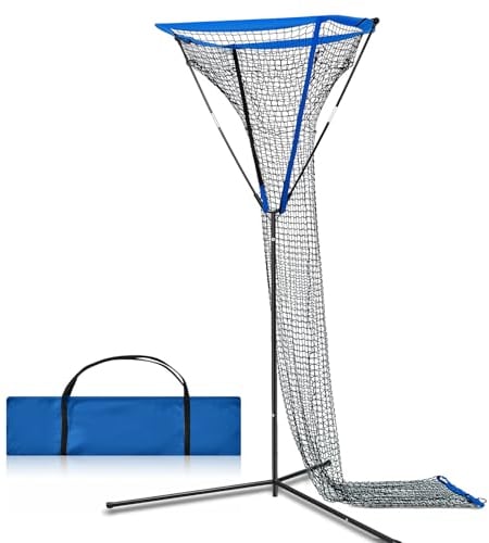 Meooeck 91 x 91 cm Volleyball-Trainernetz, Volleyball-Trainingsgerät, Verstellbarer Winkel, ideal zum Servieren, Spiking, Einstellung, geeignet für Innen- und Außen-Trainingseinheiten