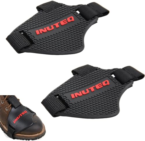 2 Stücke Motorrad Schuhschutz,Motorrad Schuhe Schaltschutz Motorrad Schuhschutz Stiefel Motorrad Gangschaltung Schutz Pad Schalthebel Schuhabdeckung für Gummi Schalthebel Rutschfest & Anti-Fall
