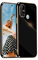 Kaywzo Hülle für Motorola Moto G30/G10/G20,TPU Galvanisiertes Stoßfeste Handyhülle,Glänzend Spiegel Kratzfeste Schutzhülle,Ultra Dünn Silikon Cover Case,Schwarz