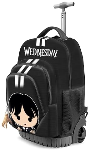 Wednesday Cute-Fan GTS Trolley-Rucksack, Grau, 32 x 47 cm, Kapazität 39 L