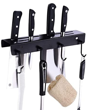 Messerblock ohne Messer Universal 4 Slot Messerblock Wandmontierter Leerer Messerblock Küchenbesteckständer Und Lagerregal Organizer für Küchenmesser
