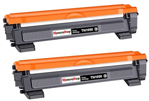 HenceBuy TN 1050 TN1050 Toner ompatible für Brother TN-1050 Tonerkartusche Schwarz für MFC-1910W DCP-1612W DCP-1610W DCP-1510 MFC-1810 HL-1110 HL-1210W DCP-1512 HL-1212W HL-1112 (Schwarz, 2er-Pack)