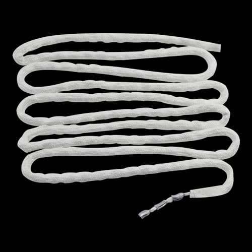 Xmart Filo di Piombo per Tende 5m Catena al Piombo 250g Filo di Piombo per Tende Pesi Sospensione Liscia Piombo per Tende Antivento Adatto per Tende Tessuti Tende da Doccia e Zanzariere