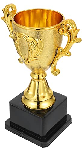 Récompense Avec Coupe De Trophée : Trophée D'Or En Plastique Récompense Pour La Première Place Trophée Trophée Pour Fête De Compétition Sportive