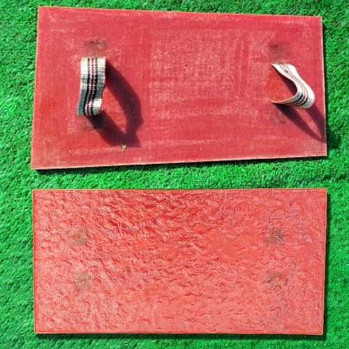 Stampi per Cemento Effetto Pietra Stampi per Stampaggio di Cemento con Fiori in Pietra con 2 Maniglie, Tappetini Decorativi per Stampaggio di Cemento per Cemento / Pavimenti, Timbri di Cemento Fai da