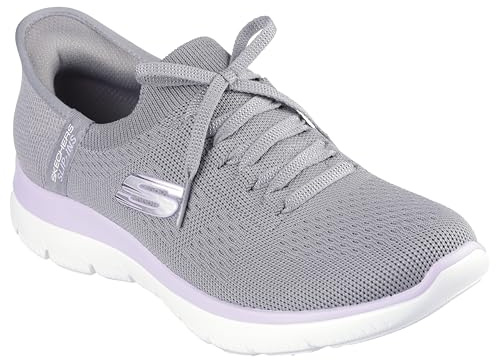 Skechers Sumits Damen-Sneaker, Grauer Lavendel, 38 EU