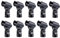 Generic A25D Lot de 10 pinces de rechange pour microphone vocal Shure SM58