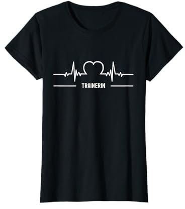 Trainerin Herzschlag Herz EKG Trainerherzschlag T-Shirt
