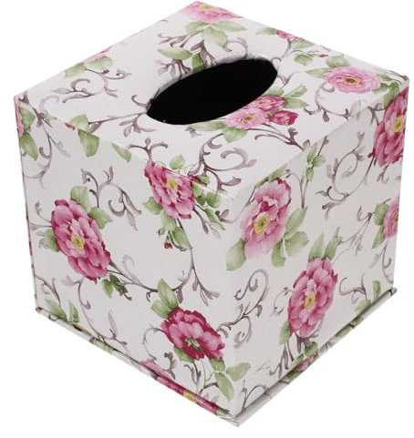 DRESSOOS Box Home Hotel Ktv Leichte Luxus Quadratische High End Papierbox Aus Leder Mit Krallen Serviettenspender, Papierhandtuchhalter, Serviettenhalter, Desktop Taschentuchdekor,